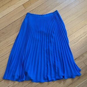 Banana Republic Vibrant Blue A-Line Skirt